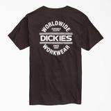 Dickies Men's Worldwide Workwear Graphic T-Shirt - Black Size L (WSR70)