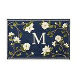 Magnolia Branch Door Mat - Blue, 36" x 72" Blue, V - Frontgate