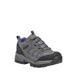 Wide Width Men's Propet Ridgewalker Low Men'S Hiking Shoes by Propet in Grey Blue (Size 14 W)