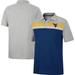 Men's Colosseum Navy/Heather Gray West Virginia Mountaineers Caddie Lightweight Polo