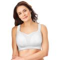 Plus Size Women's Limitless Wirefree Low-Impact Back Hook Bra by Comfort Choice in White (Size 38 C)