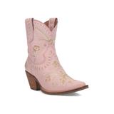 Women's Primrose Mid Calf Western Boot by Dingo in Pink (Size 7 1/2 M)