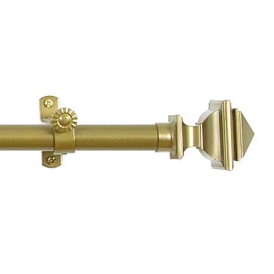 Buono Ii Decorative Rod And Finial Bach by Achim Home Décor in Antique Gold (Size 48-86)