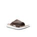 Men's Propet Emerson Men'S Slide Sandals by Propet in Brown (Size 15 M)