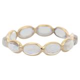 Anthropologie Jewelry | Anthropologie White & Gold Ring Size 6/7 | Color: Gold/White | Size: 6/7