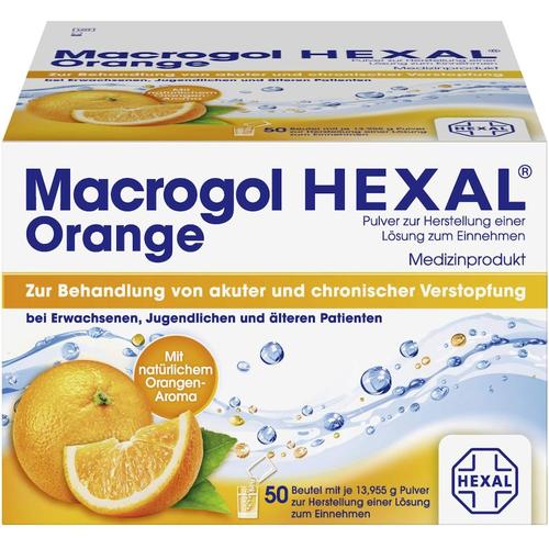Hexal - MACROGOL Orange Plv.z.Her.e.Lsg.z.Einn.Btl. Abführmittel