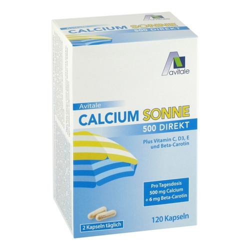 Avitale – CALCIUM SONNE 500 Kapseln Mineralstoffe