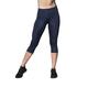 CW-X Women's Stabilyx Joint Support 3/4 Capri Compression Tight, True Navy, Large