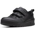 Clarks Palmer Steggy Boys School Shoes 9 Black