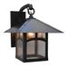 Arroyo Craftsman Evergreen 15 Inch Tall 1 Light Outdoor Wall Light - EB-12E-CS-BK