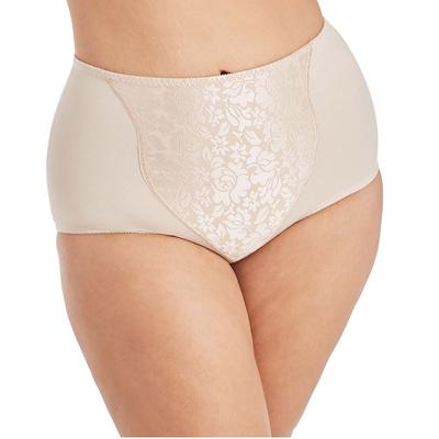 Bali Lace Panel Shaping Brief 2-Pack (Size XXXL) Soft Taupe/Soft Taupe, Nylon,Spandex