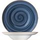 6x Bonna Aura Dusk Gourmet Teller rund 27cm 45cl 6cm tief Blau Creme Porzellan ADKGRM27CK Suppenteller Pasta Speise Geschirr