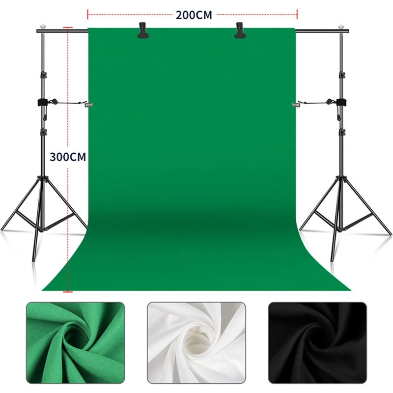 Arrière-plan de Studio Photo, écran vert, clé Chroma pour prise de vue de photographie, tissu de Projection en mousseline