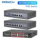 MISECU – commutateur POE 48V 4/8/16 Ports pour caméra IP Ethernet 10/100 mb/s IEEE802.3 Af/at pour