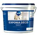 Exponia Deco Mat peinture Murs & Plafonds - Intérieur - 10 Litres Finition: Mat - Couleur: Blanc