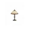 Lampe de table ambrée Tiffany Carole 1 Ampoule 29,5 Cm
