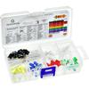 LED-Sortiment Rot, Grün, Gelb, Blau, Kaltweiß, Warmweiß 5 mm 20 mA, 30 mA 2 v, 3 v - Quadrios