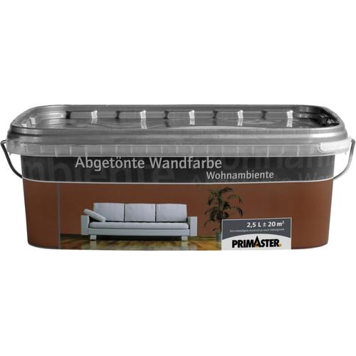 Wandfarbe Wohnambiente 2,5L Cappuccino Matt Innenfarbe Deckenfarbe - Primaster