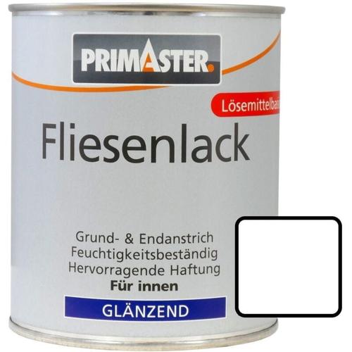 Fliesenlack 750 ml weiß glänzend Fliesen Lack Fliesenfarbe - Primaster