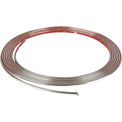 Zierleiste universal Chrom 3,65m x 3,5mm Schilderhalter & Aufkleber - Eufab Image
