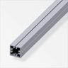 Quadratrohr 1 m 23.5 mm Aluminium roh blank - Alfer