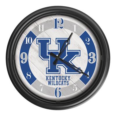 Holland Bar Stool 14" University of Kentucky (UK) Indoor / Outdoor LED Wall Clock
