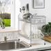 IRIS USA, Inc. Stainless Steel 2-Tier Medium-Sized Dish Rack Stainless Steel in Gray | 15.74 H x 11.02 W x 15.74 D in | Wayfair 586693