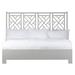 David Francis Furniture Chippendale Standard Bed Wood/Wicker/Rattan in Gray | 60 H x 42 W x 83.5 D in | Wayfair B4035BED-K-S152