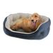Blue Oval Cuddler Dog Bed, 33" L X 27" W X 12" H, Large