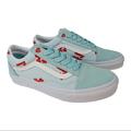 Vans Shoes | 20) Vans Old Skool Blue Waffle Lovers Sneakers Rare Nwt Sz 7 | Color: Blue/Red | Size: 7