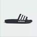 Adidas Shoes | Adidas Men's Unisex Adilette Shower Black White Sport Slide | Color: Black/White | Size: 9