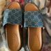 Gucci Shoes | Gucci Womens Platform Slide Sandal | Color: Blue/Gray | Size: 42