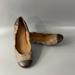 Coach Shoes | Coach Chelsea Ballet Flats Canvas Leather Toe Cap, Women's Size 8b | Color: Brown/Tan | Size: 8