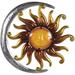 Bungalow Rose Moon & Sun Wall Décor Metal in Brown/Gray | 20 H x 20 W x 2 D in | Wayfair 75099FB986324B2398B803149674A7AC