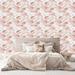 Orren Ellis Paint Smear 18.75' L x 25" W Peel & Stick Wallpaper Panel Vinyl in Pink/White | 25 W in | Wayfair DF452FFBE20C466AAF3ED9A62FD63B88