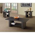 Latitude Run® Veihsiafy 3 Piece Coffee Table Set Wood in Black/Brown | Wayfair F3B0D8B8593B46AAADBAF5FED601BD75