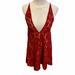 Free People Dresses | Free People Dangerous Love Lace Mini Dress 10 | Color: Red | Size: 10