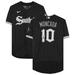 Yoan Moncada Charcoal Chicago White Sox Autographed Nike City Connect Authentic Jersey