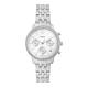 Fossil Watch for Women Neutra, Chronograph Movement, 36 mm Silver Stainless Steel Case with a Stainless Steel Strap, ES5217