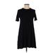 BCBGeneration Casual Dress - A-Line: Black Print Dresses - Women's Size X-Small