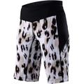 Troy Lee Designs Luxe Shell Wild Cat Ladies Bicycle Shorts, black-white, Size M for Women