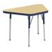 Factory Direct Partners Trapezoid T-Mold Adjustable Height Activity Table w/ Standard Ball Legs Laminate/Metal | 30 H in | Wayfair 10064-MPNV