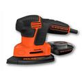 Ponceuse orbitale 120W poign�e souris et d�poussi�reur Ka2000-Qs Black+Decker