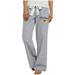 Women's Concepts Sport Gray/White Phoenix Suns Tradition Woven Pants