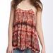 Free People Tops | Free People Crochet Sea Shell Pink Coral Tank Top Size Xs | Color: Brown/Pink | Size: Xs
