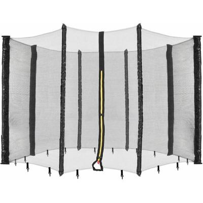 Arebos - Sicherheitsnetz Trampolin  430 cm 8 Stangen Ersatznetz Fangnetz UV-bestndig wetterfest Image