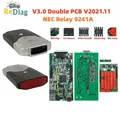 Outil de diagnostic pour voitures et camions double PCB vert relais NEC rouge Keygen gratuit EAU