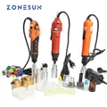 ZONESUN-Machine de capsulage de bouteilles électrique portable tendeur de bouchon vis en acier