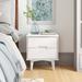 FarmHouse 2 Drawer Solid Wood Nightstand