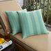 Humble + Haute Preview Capri Outdoor/Indoor Knife Edge Pillow Set of Two 16in x 16in x 6in